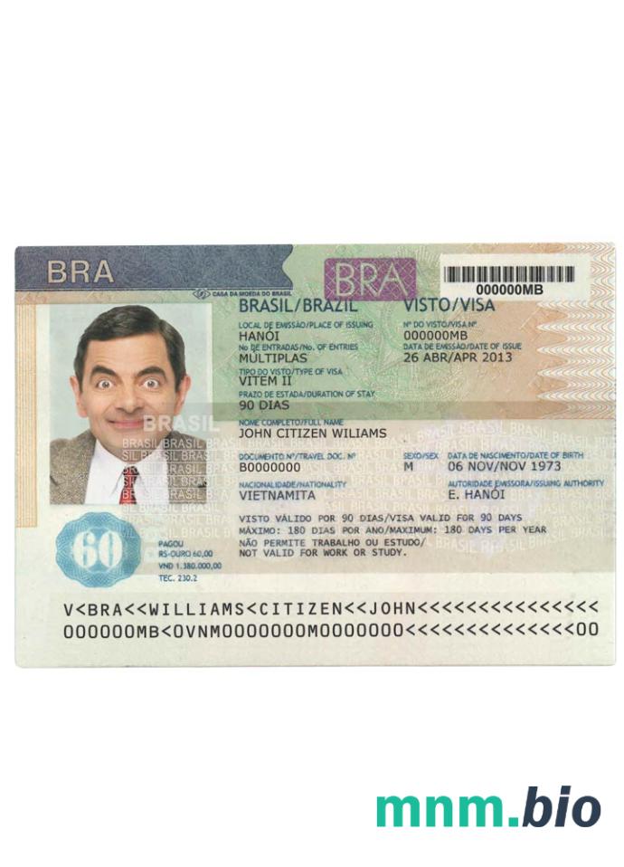 Brazylia visa version2